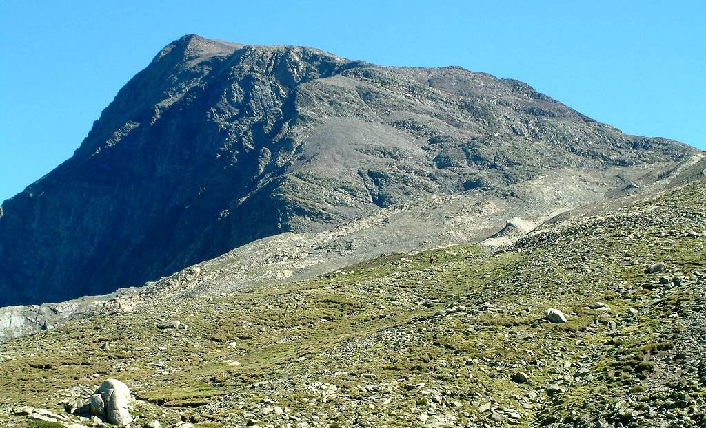 Le Vieux Chaillol depuis le Col de la Pisse