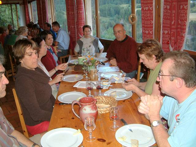 Repas au G�te 1