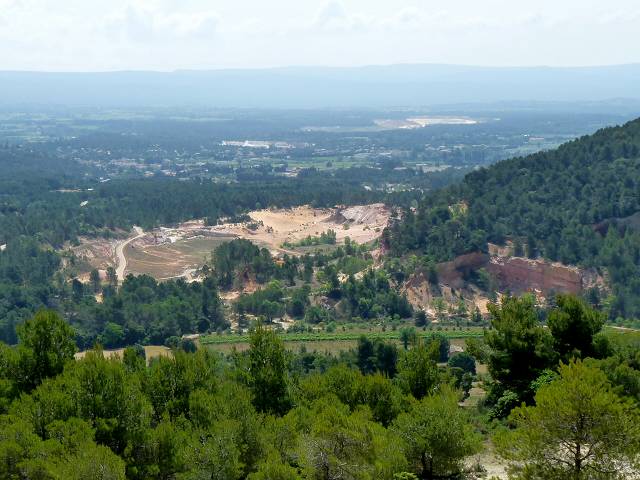 Carrières de sable de Bédoin