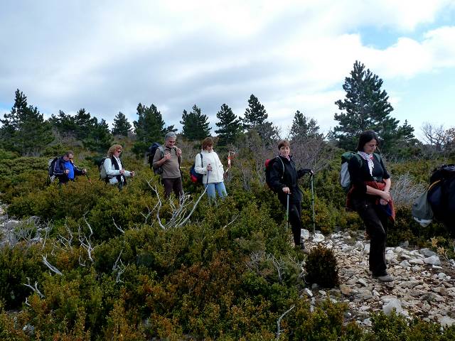 d�but de la descente