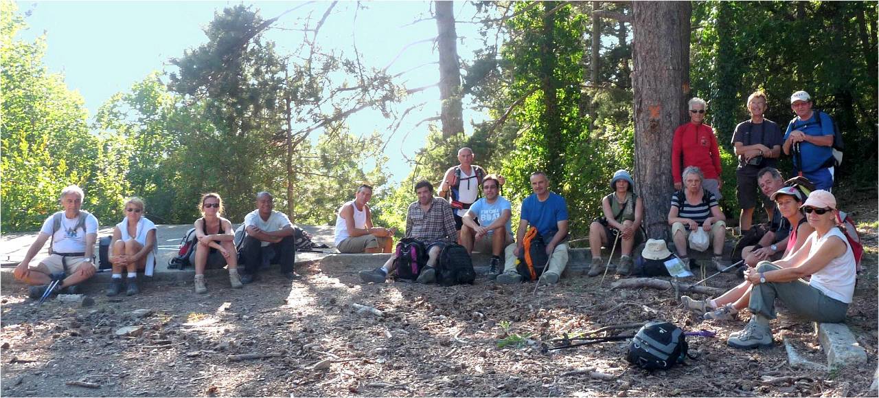 Pause au Col du Comte